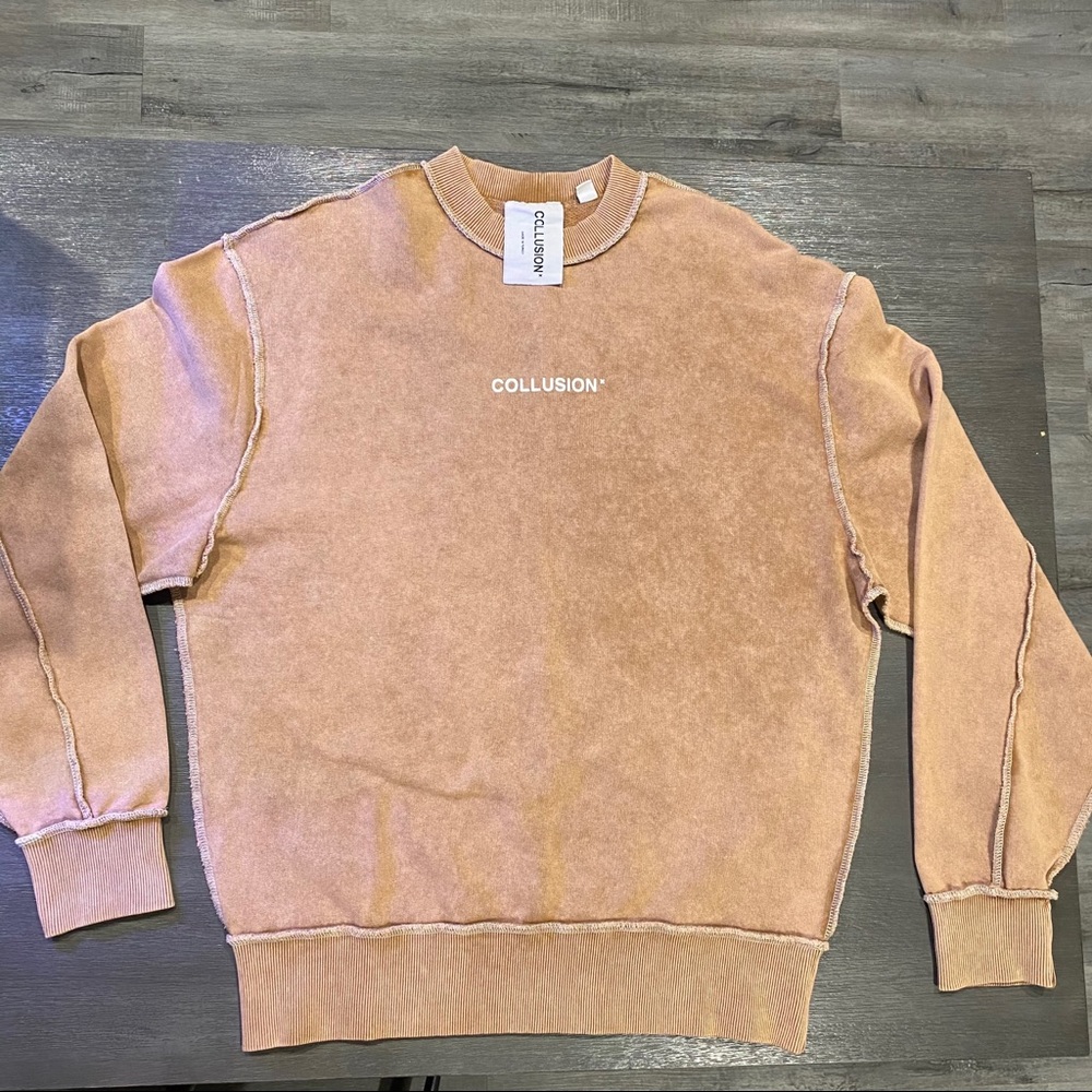 COLLUSION Oversized Crewneck Sweater